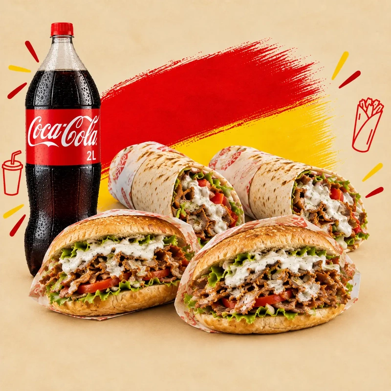 4 Pitas o Durum