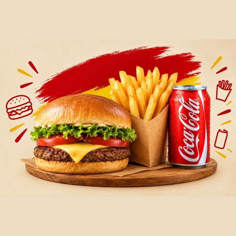 Menú 4: Hamburguesa